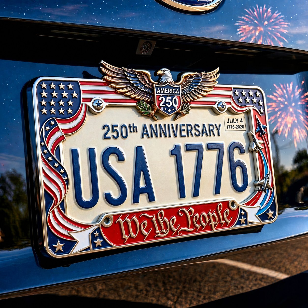 🔥LAST DAY 49% OFF-🦅 250th Anniversary Commemorative License Plate Frame