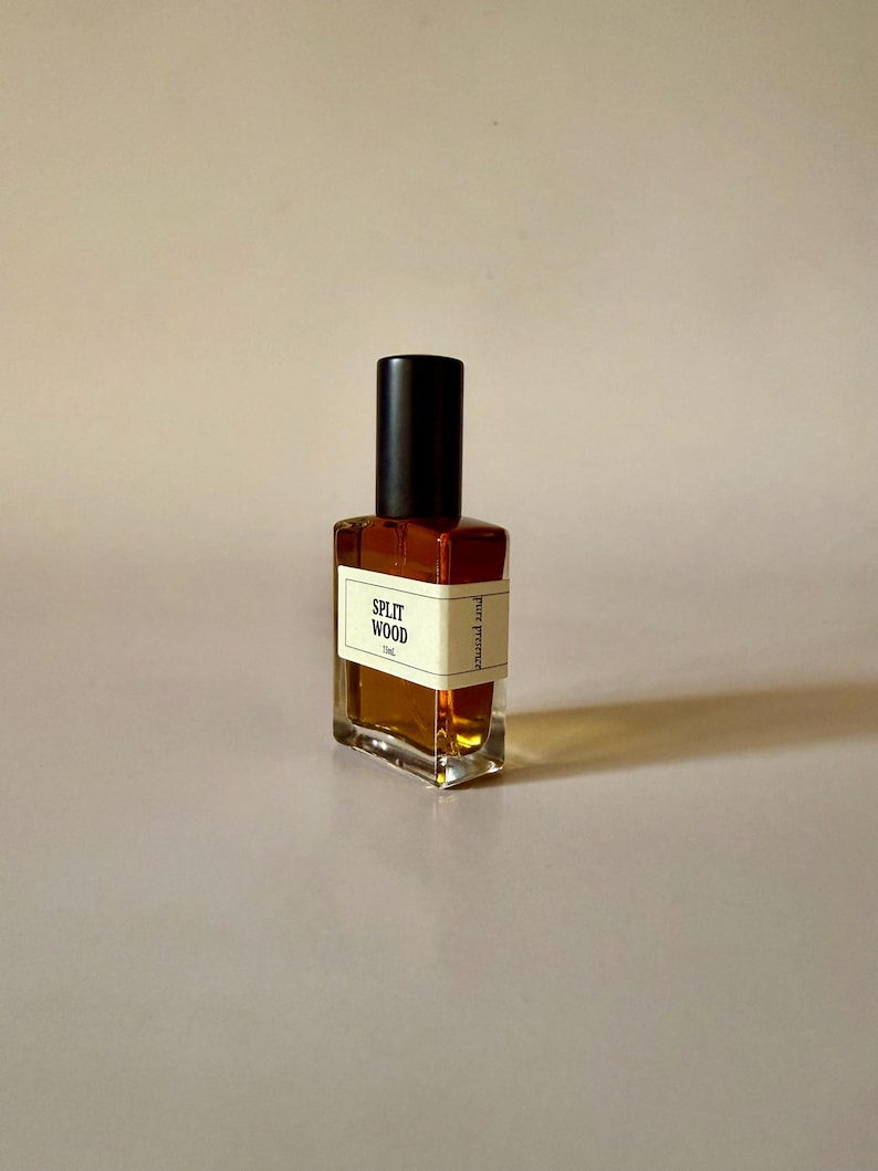 Split Wood Cologne for Men: Cedar, Sandalwood, Oud - Botanical Perfume