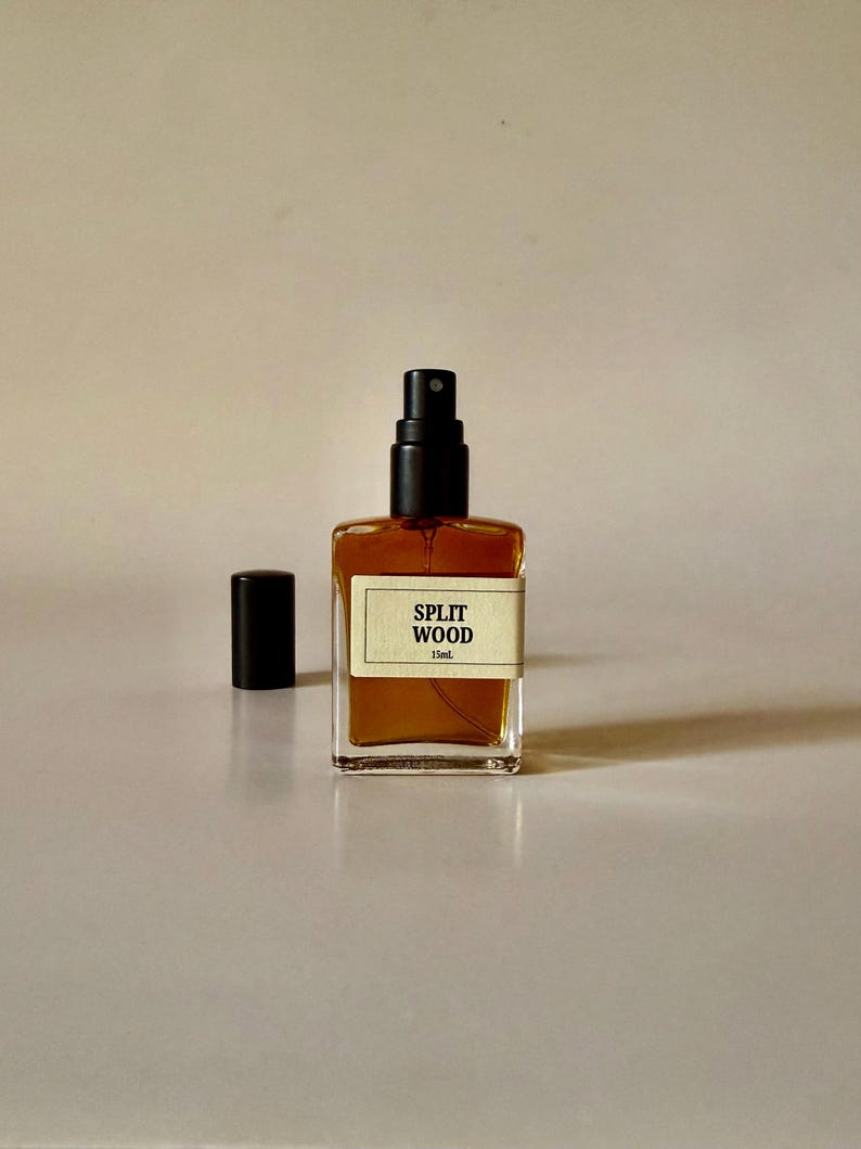 Split Wood Cologne for Men: Cedar, Sandalwood, Oud - Botanical Perfume