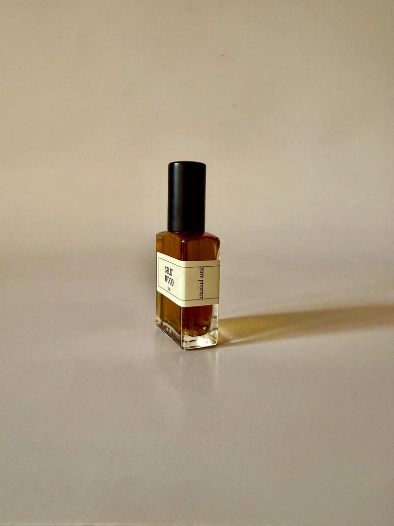 Split Wood Cologne for Men: Cedar, Sandalwood, Oud - Botanical Perfume