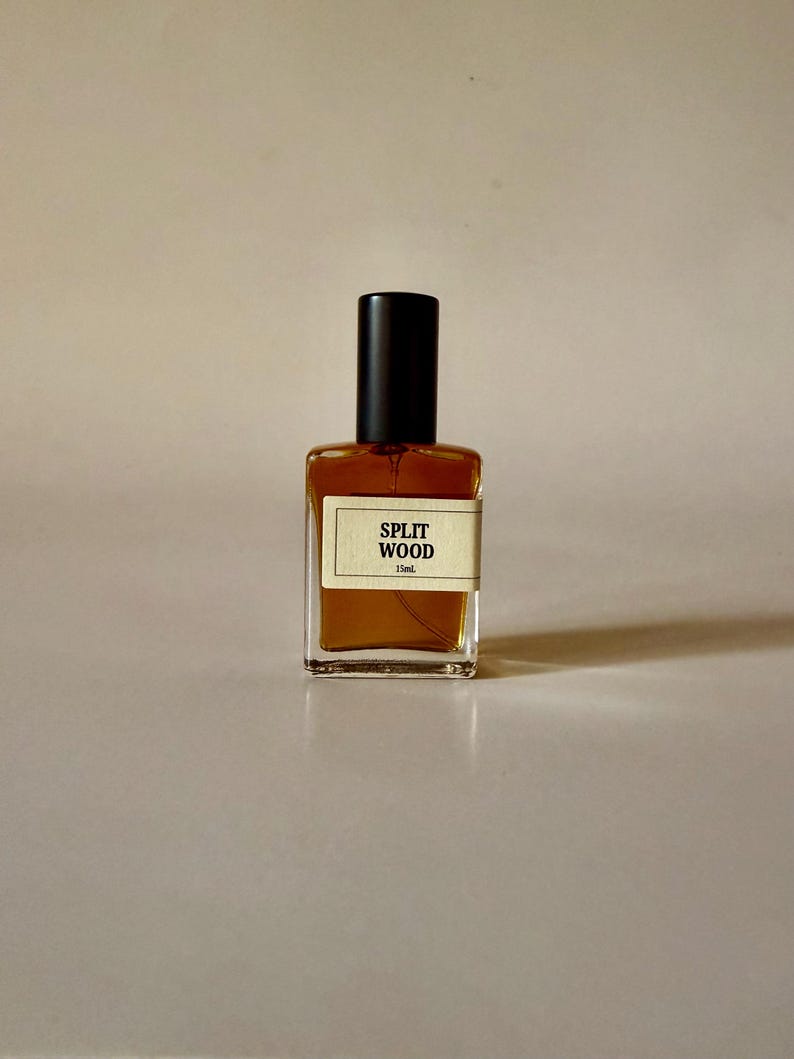 Split Wood Cologne for Men: Cedar, Sandalwood, Oud - Botanical Perfume