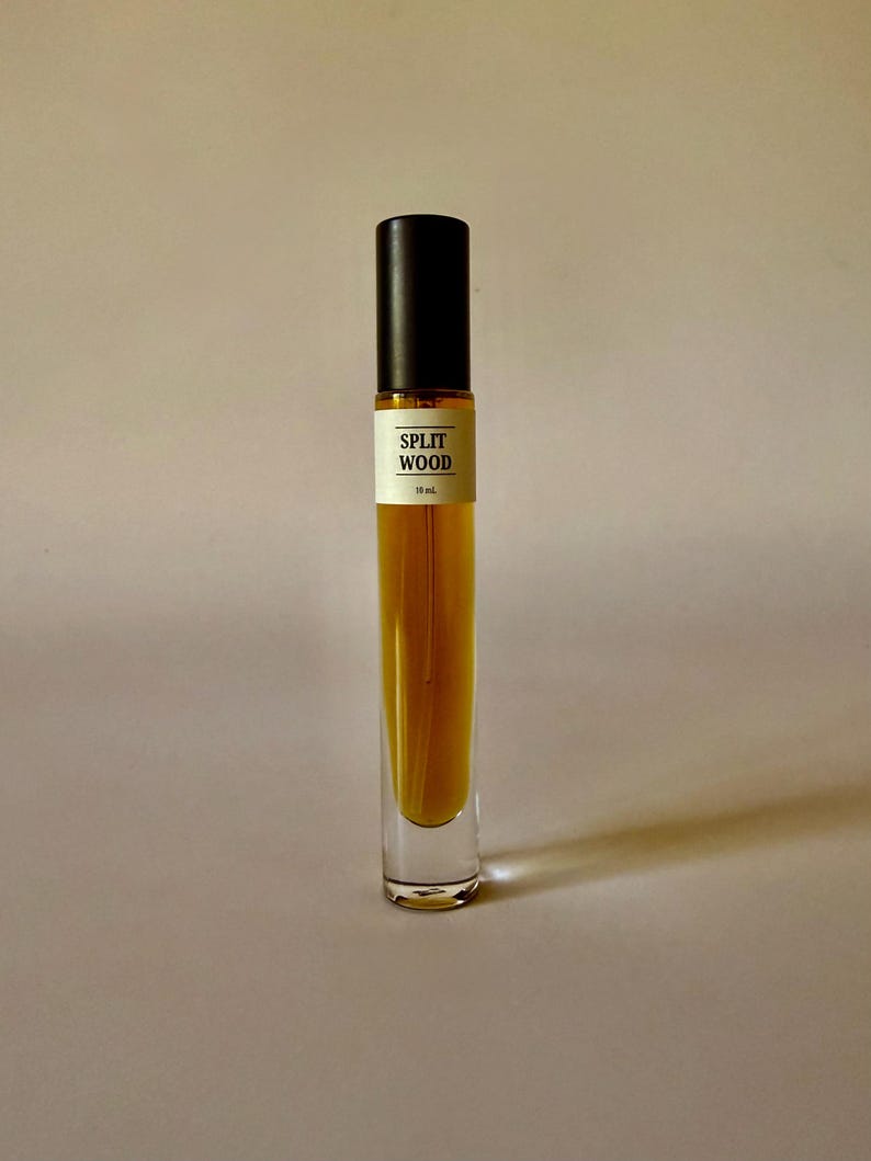 Split Wood Cologne for Men: Cedar, Sandalwood, Oud - Botanical Perfume